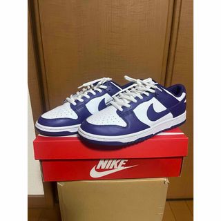 ナイキ(NIKE)のNIKE DUNK LOW RETRO コートパープル　27㎝(スニーカー)