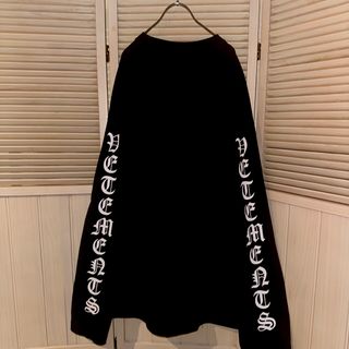 ヴェトモン(VETEMENTS)のVETEMENTS 20aw GOTHIC FONT TEE 長袖シャツ　ロンT(Tシャツ/カットソー(七分/長袖))