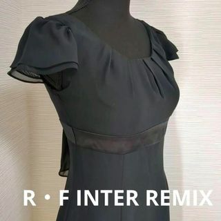 【R.F INTER R EMIX 】パーティドレス　ワンピース　バックリボンＭ(ミディアムドレス)