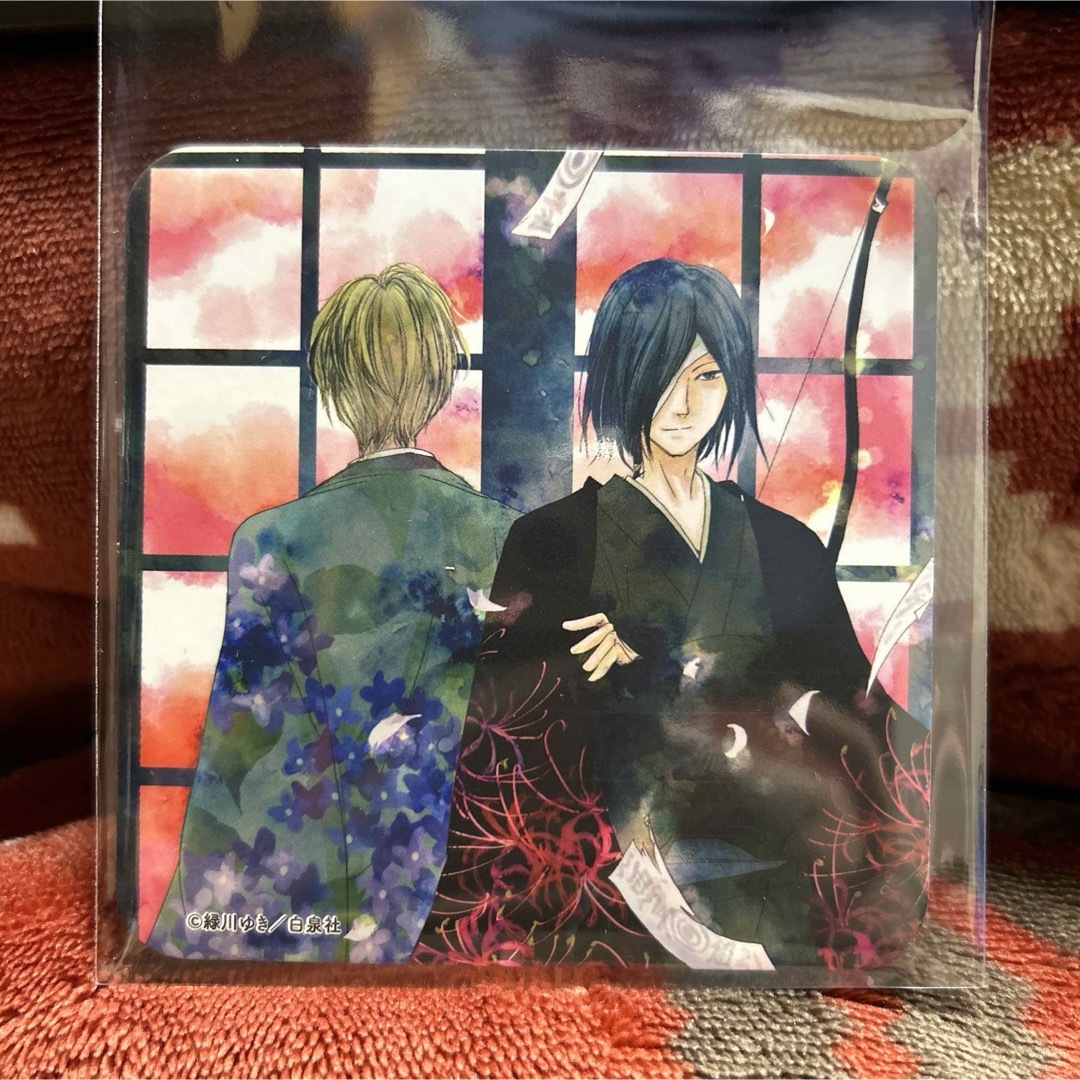 夏目友人帳 原作 コースター コラボカフェ 20周年 的場静司 名取 夏目友人帳 原作 コースター コラボカフェ 20周年 的場静司 名取