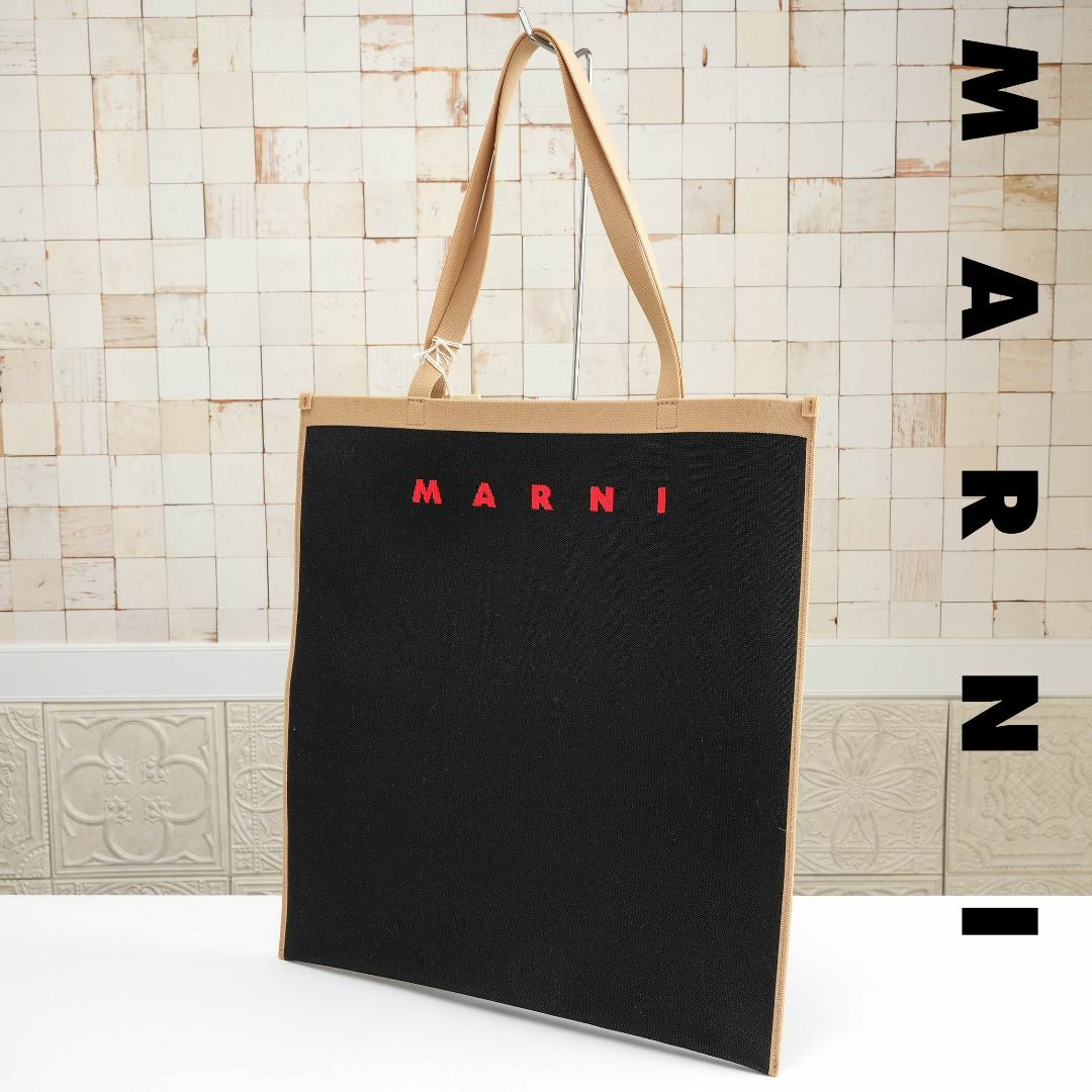 新品未使用 MARNI ジャカードニット トートバッグバッグ - suisse