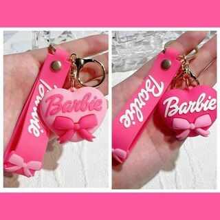 バービー(Barbie)の新品　Barbie バービー　キーホルダー　レディース　チャーム　2個　ハート(キーホルダー)