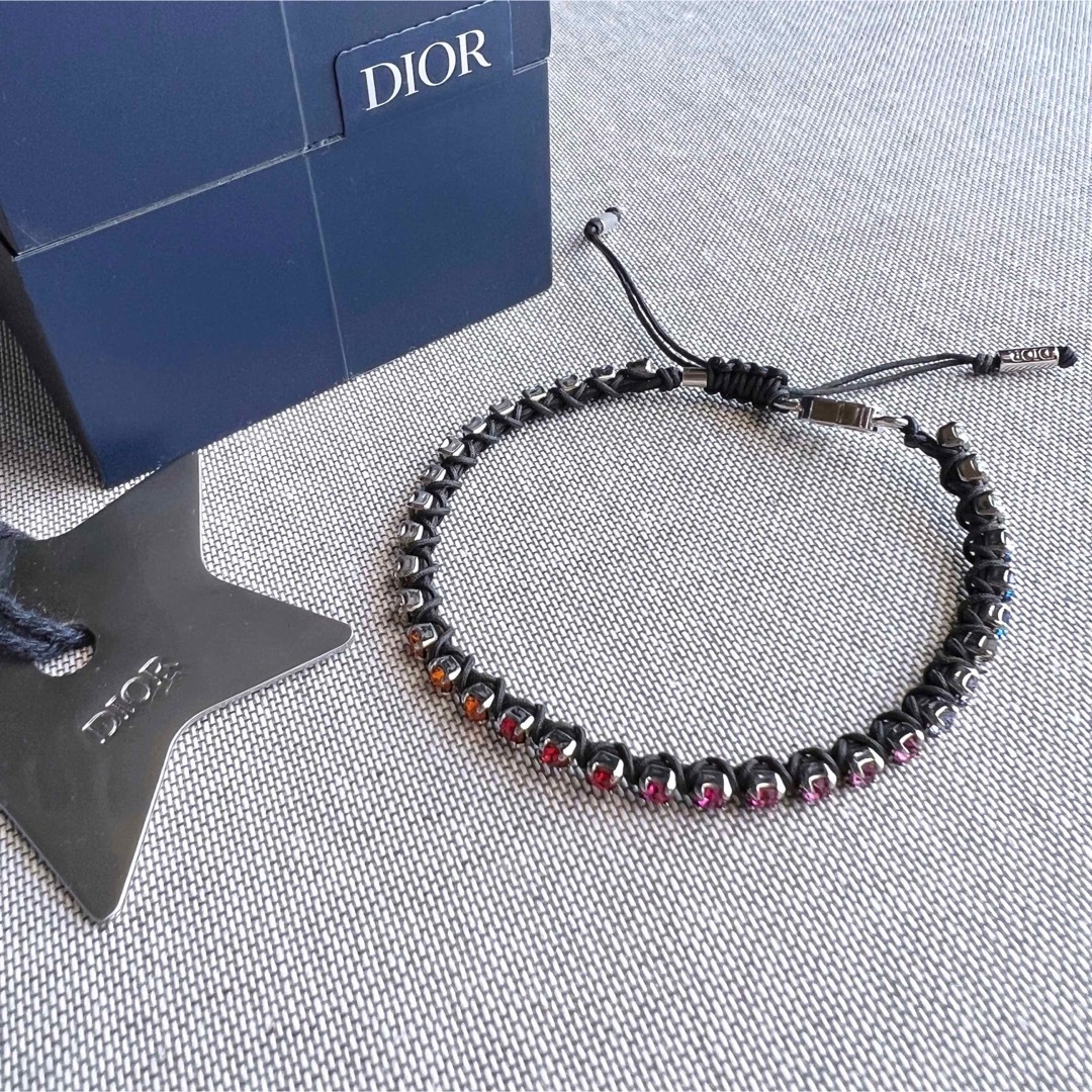 Dior(ディオール)のDIOR Men 21ss 21aw クリスタル コード ブレスレット メンズのアクセサリー(ブレスレット)の商品写真