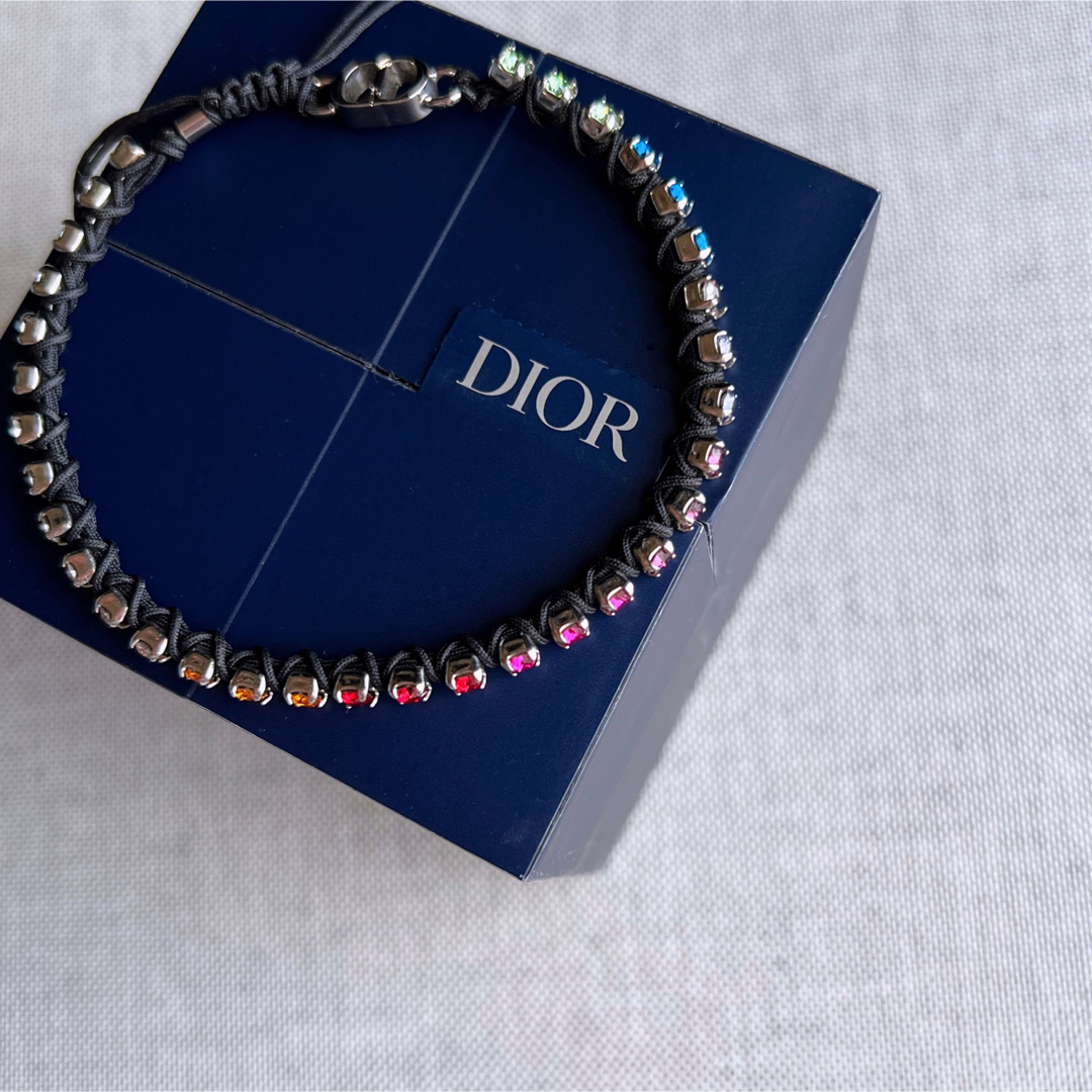 Dior(ディオール)のDIOR Men 21ss 21aw クリスタル コード ブレスレット メンズのアクセサリー(ブレスレット)の商品写真