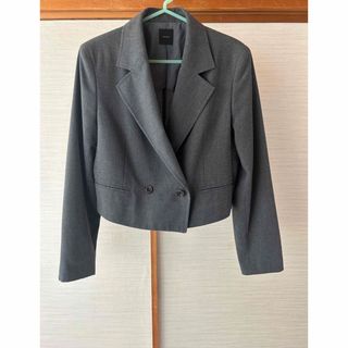 スピックアンドスパン(Spick & Span)の美品　spick&span ハイツイストクロスショートジャケット(テーラードジャケット)