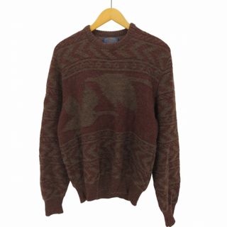 ペンドルトン(PENDLETON)のPENDLETON(ペンドルトン) 70S USA製 総柄 ウール ニット(ニット/セーター)