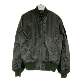 アルファインダストリーズ(ALPHA INDUSTRIES)の★ALPHA INDUSTRIES アルファインダストリーズ フライトジャケット 82790J MA1 カーキ sizeM(フライトジャケット)