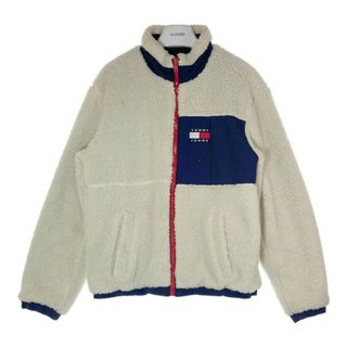 トミー(TOMMY)の★TOMMY JEANS トミージーンズ リバーシブルジャケット ボア ナイロン ホワイト×ネイビー sizeM(その他)