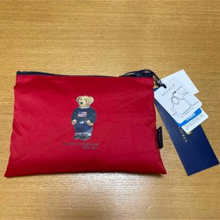 ポロラルフローレン(POLO RALPH LAUREN)の新品未使用　ラルフローレン　エコバッグ　レッド　ポロベア(エコバッグ)