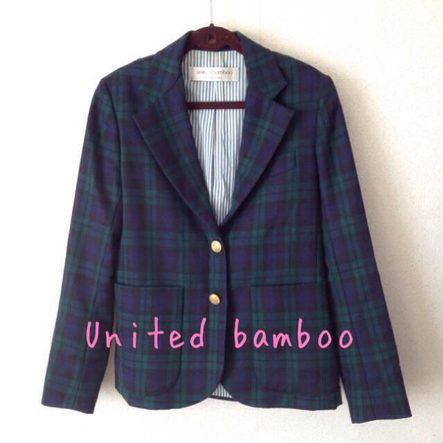 Adam et Rope'(アダムエロぺ)のunited bamboo♡ジャケット レディースのジャケット/アウター(テーラードジャケット)の商品写真