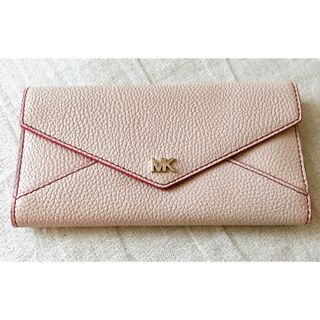 Michael Kors - MICHAELKORS マイケルコース MK 長財布 ピンクベージュ ...