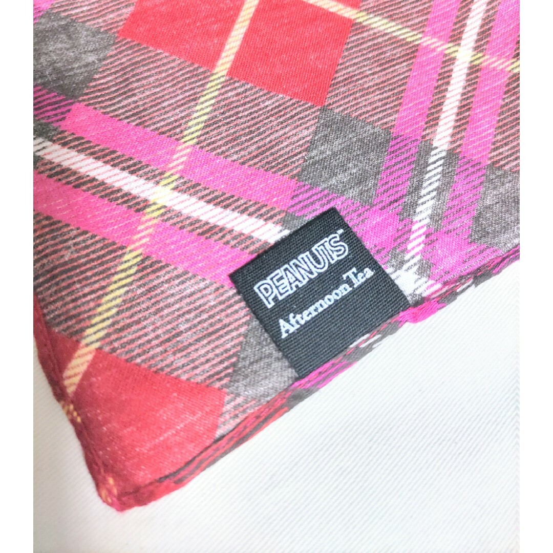 アフタヌーンティー スヌーピー コラボ ハンカチ レディースのファッション小物(ハンカチ)の商品写真