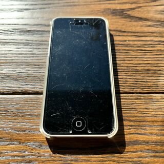 アップル(Apple)の【要説明欄確認】iPhone5C White 32GB(スマートフォン本体)