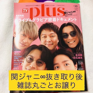 ジャニーズ(Johnny's)の【匿名配送】雑誌 TVガイドPLUS (プラス) VOL.53(音楽/芸能)