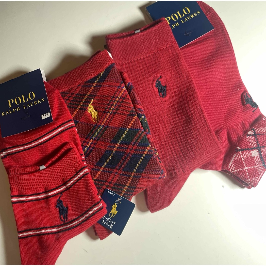 POLO RALPH LAUREN(ポロラルフローレン)の113 ポロ　ラルフローレン　靴下　ショートソックス　ブランド　レディース　婦人 レディースのレッグウェア(ソックス)の商品写真