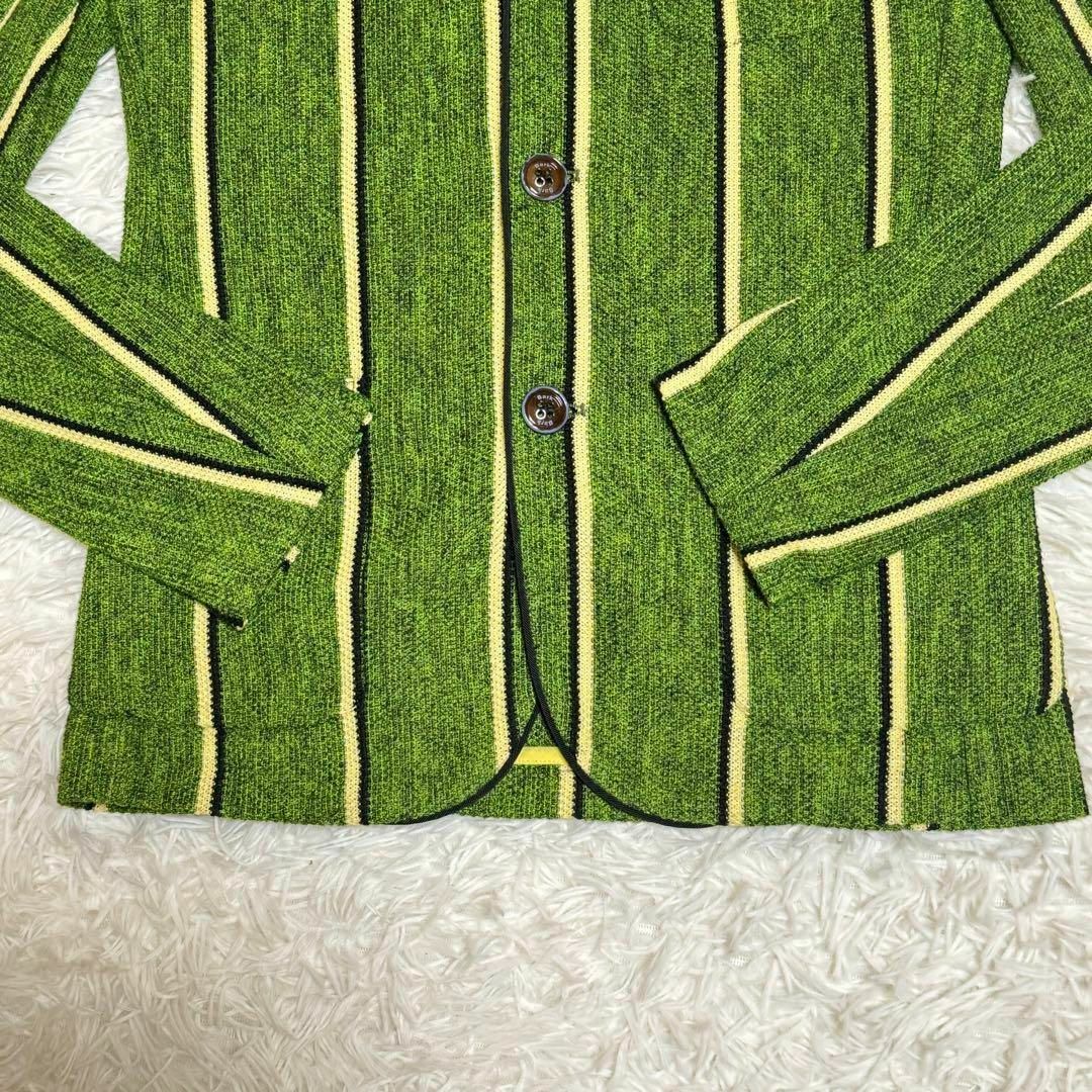BARK バーク ニットジャケット リネンコットン  イタリア製 xs メンズのジャケット/アウター(テーラードジャケット)の商品写真