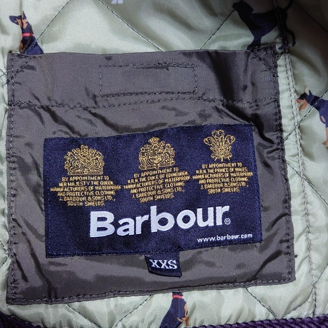 Barbour(バーブァー)のレア　Barbour　バブアー　キルティングジャケット キッズ/ベビー/マタニティのキッズ服男の子用(90cm~)(ジャケット/上着)の商品写真