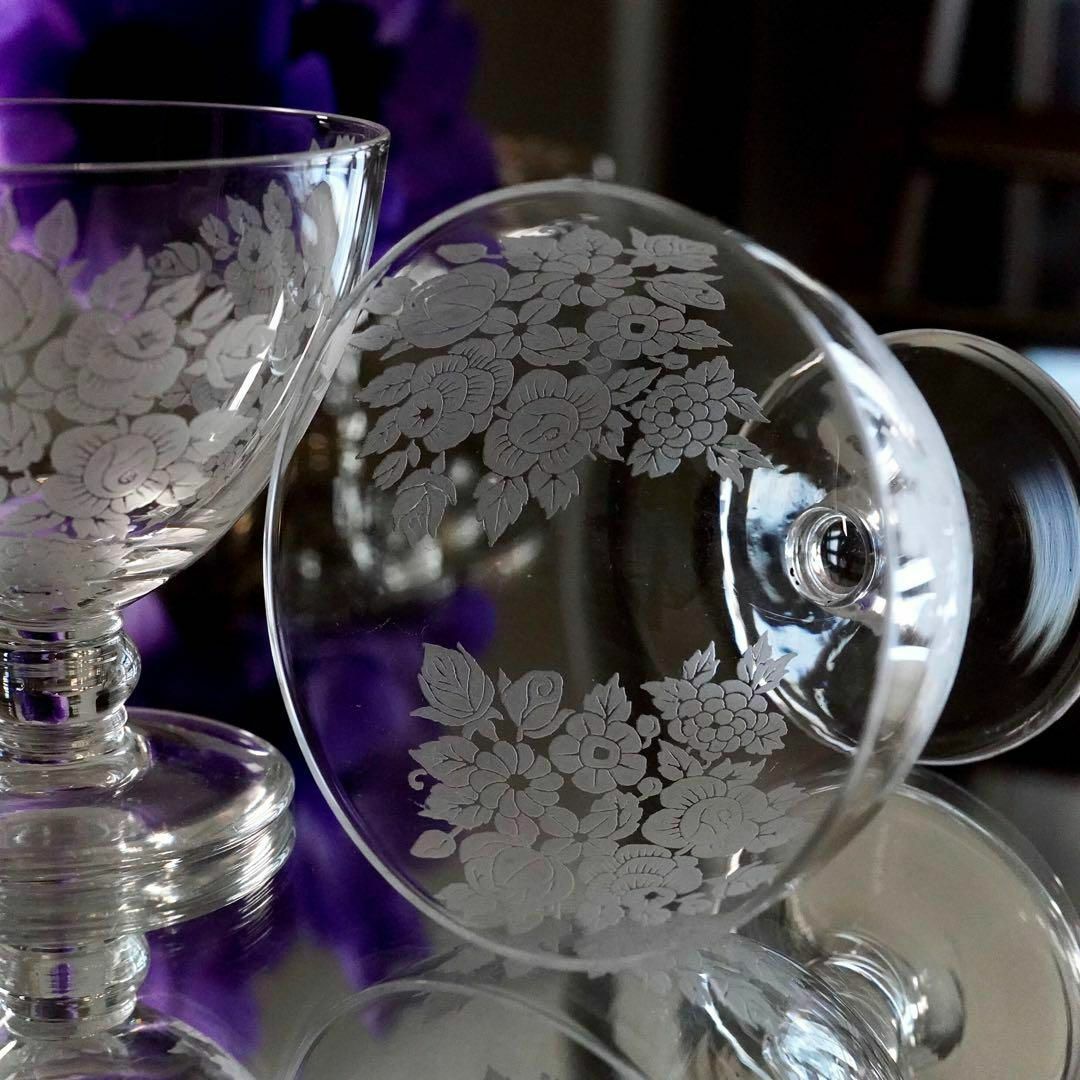 Baccarat - 希少美品☆オールドバカラBACCARATブーケ☆ポート Baccarat - 希少美品☆オールドバカラBACCARATブーケ☆ポート
