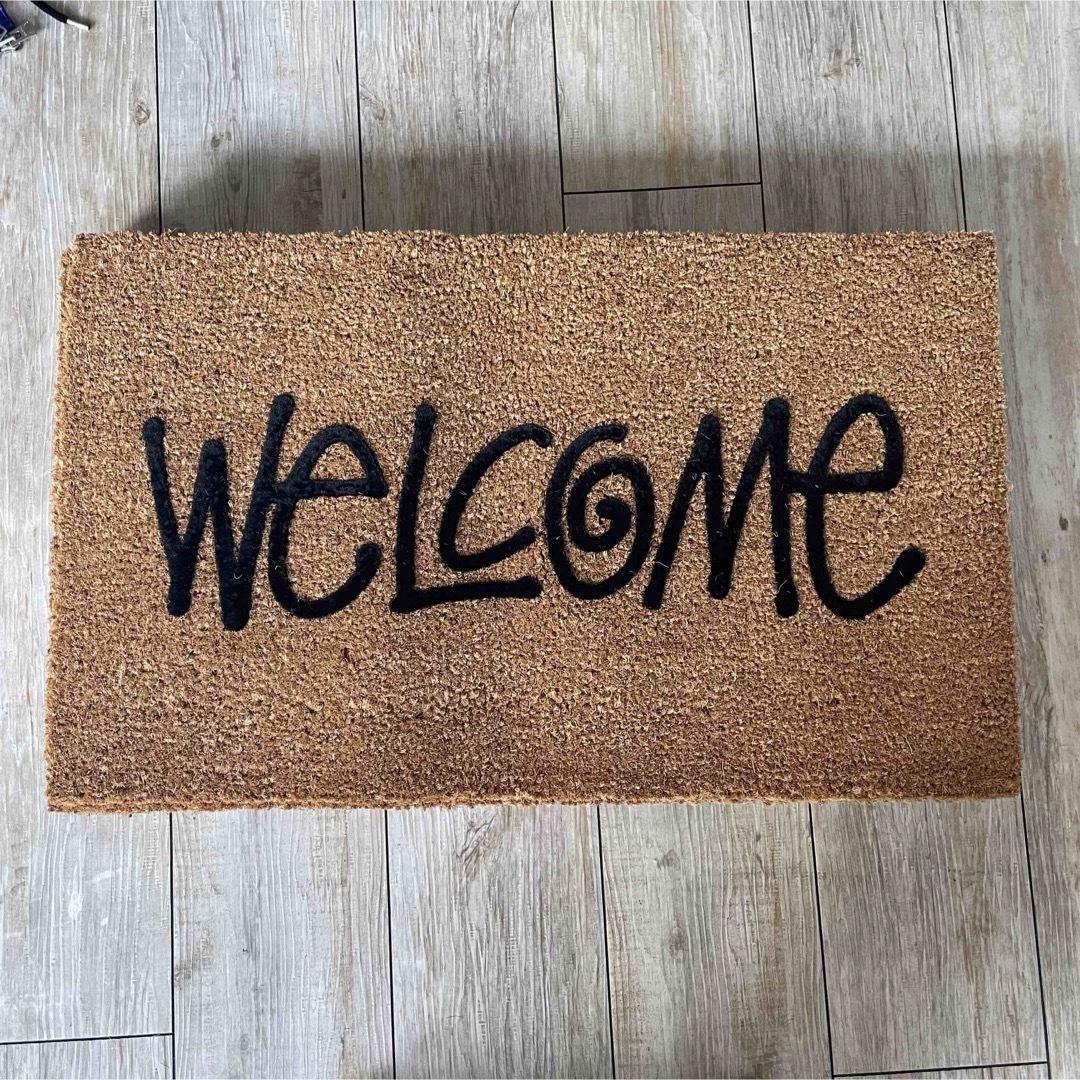 STUSSY - stussy ステューシー welcome マット 玄関マット 新品 STUSSY - stussy ステューシー welcome マット 玄関マット 新品