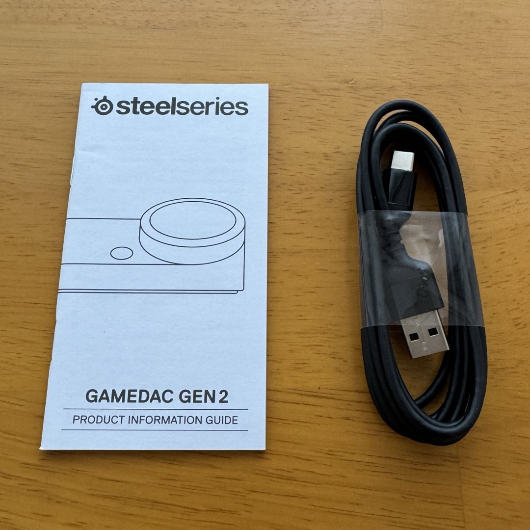 SteelSeries(スティールシリーズ)のSteelSeries GameDAC Gen 2 スマホ/家電/カメラのオーディオ機器(ヘッドフォン/イヤフォン)の商品写真