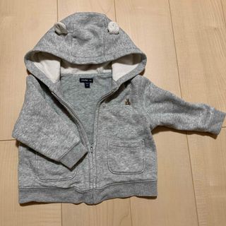 ベビーギャップ(babyGAP)のGAP ベビー　くま耳　パーカー　80(トレーナー)