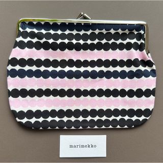 マリメッコ(marimekko)の新品 未使用 がま口ポーチ ラシィマット ピンク がま口 ガマ口 ポーチ(ポーチ)