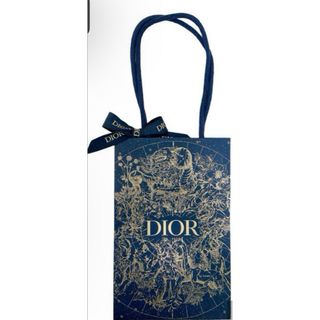 ディオール(Dior)の2022 クリスマス限定　ディオールショッパー　リボン有(ショップ袋)