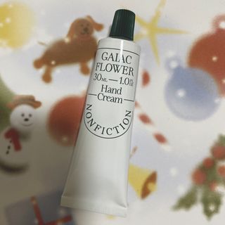 新品未開封NONFICTIONハンドクリーム☆GAIACFLOWER／30ml(ハンドクリーム)