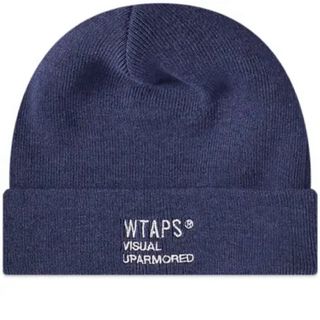 ダブルタップス(W)taps)のwtaps ビーニー Navy 新品未使用(ニット帽/ビーニー)