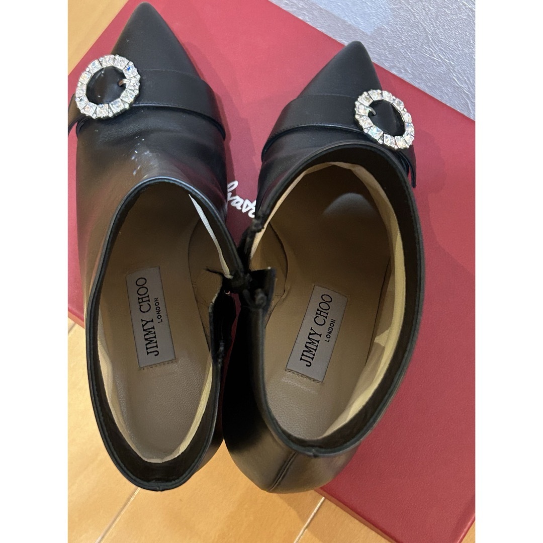 美品 ジミーチュウ ビジューショートブーツ 美品 ジミーチュウ ビジューショートブーツ