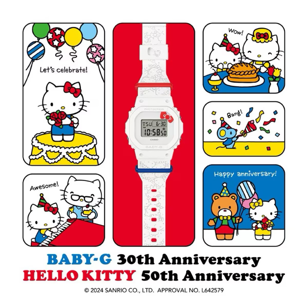 Baby-G(ベビージー)のBGD-565KT-7JR ハローキティモデル　Baby-G エンタメ/ホビーのコスプレ(小道具)の商品写真