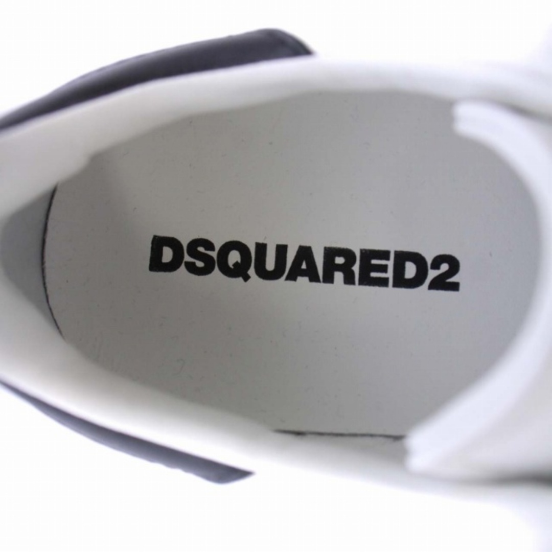 DSQUARED2(ディースクエアード)のディースクエアード Boxer スニーカー シューズ レザー 24.2cm 白 レディースの靴/シューズ(スニーカー)の商品写真