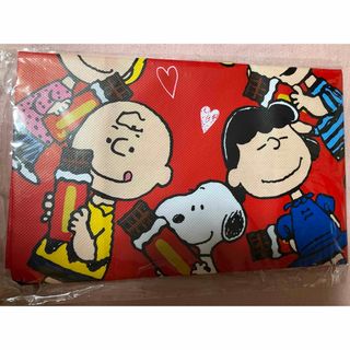 スヌーピー(SNOOPY)の新品　PEANUTS ガーナ　スヌーピー　ノベルティ　不織布エコバッグ　非売品　(エコバッグ)