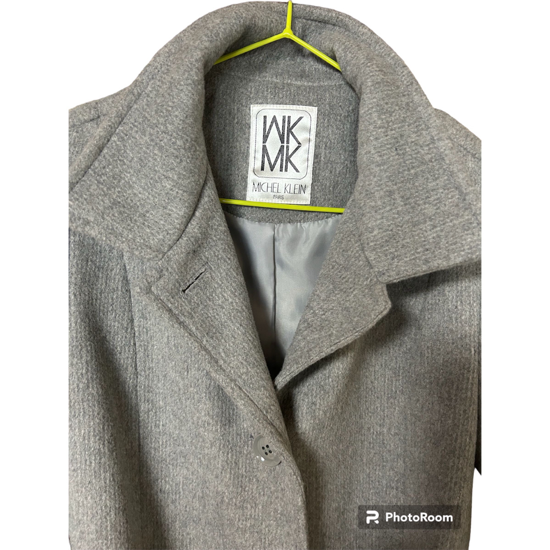 MK MICHEL KLEIN(エムケーミッシェルクラン)のMKミッシェルクラン☆　コート　未使用品　グレー　MK 防寒 レディースのジャケット/アウター(ロングコート)の商品写真