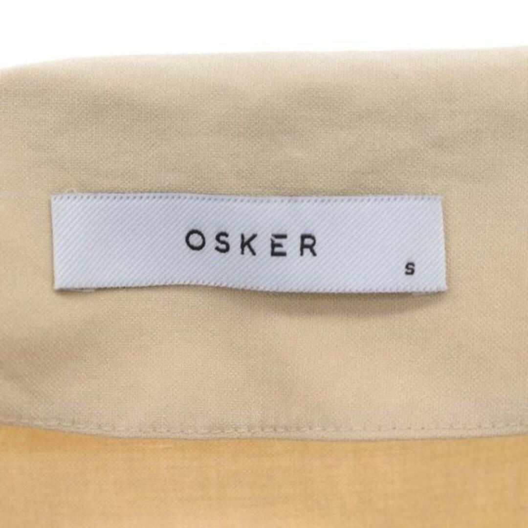 other(アザー)のオスカー OSKER ダブルボタンスプリングロングコート S ライトベージュ レディースのジャケット/アウター(スプリングコート)の商品写真