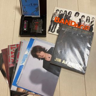 ジャニーズ(Johnny's)の赤西仁 パンフレット クリアファイル リストバンド(アイドルグッズ)