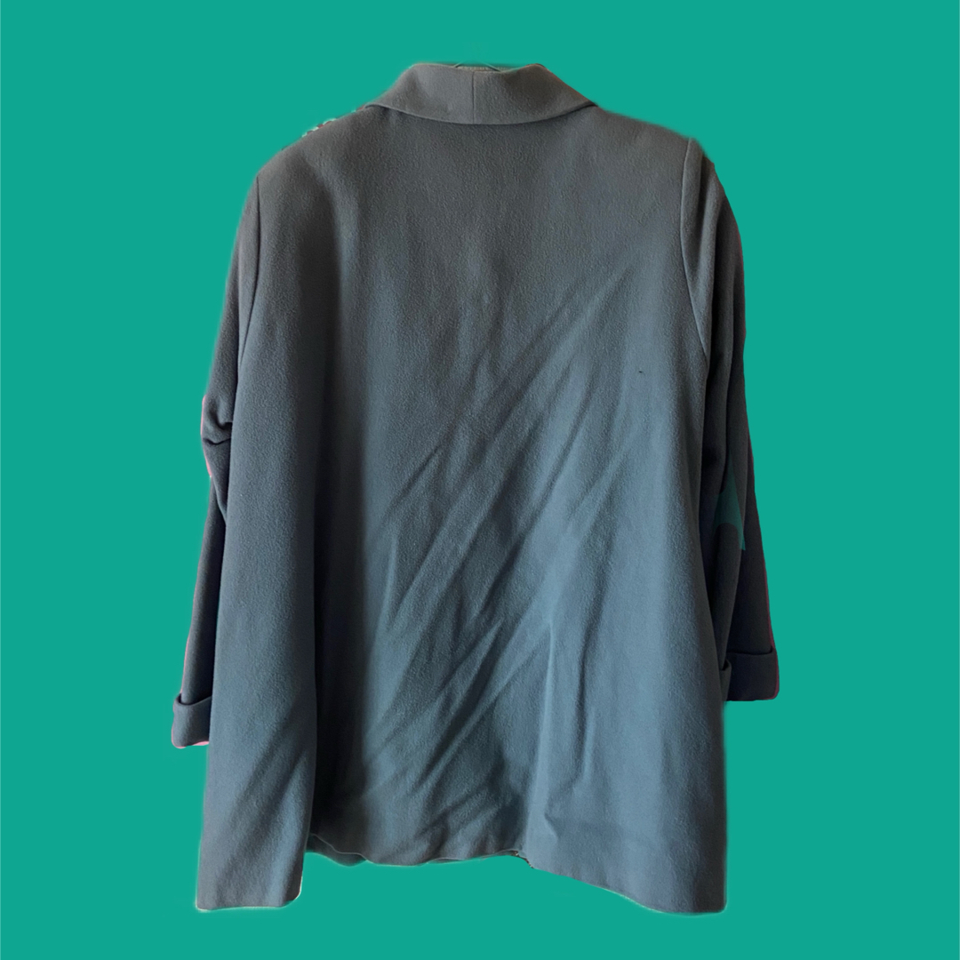 Aラインカラーコート レディースのジャケット/アウター(ロングコート)の商品写真