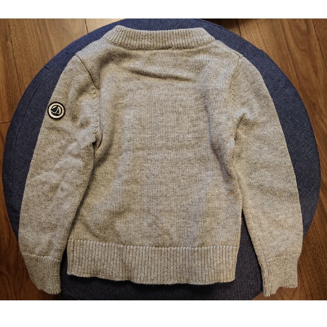 PETIT BATEAU(プチバトー)の【値下げ中】プチバトー　セーター キッズ/ベビー/マタニティのキッズ服男の子用(90cm~)(ニット)の商品写真