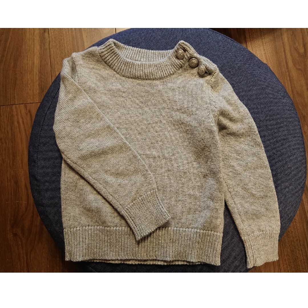 PETIT BATEAU(プチバトー)の【値下げ中】プチバトー　セーター キッズ/ベビー/マタニティのキッズ服男の子用(90cm~)(ニット)の商品写真