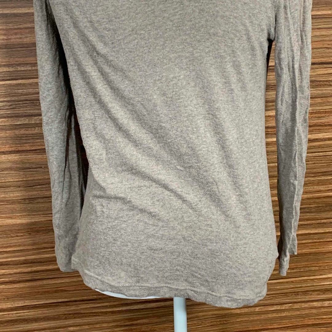SM2(サマンサモスモス)のサマンサモスモス Tシャツ Mサイズ 灰色 グレー 長袖 無地 レディース レディースのトップス(Tシャツ(長袖/七分))の商品写真