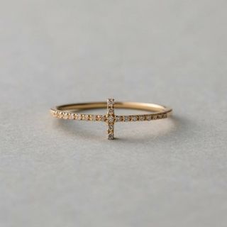 ete  クロスリング　18k