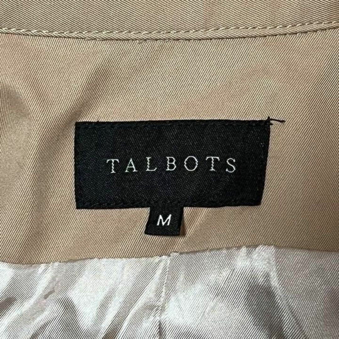 TALBOTS(タルボット)のTALBOTS タルボット ベージュ　M ロングコート　トレンチコート レディースのジャケット/アウター(チェスターコート)の商品写真