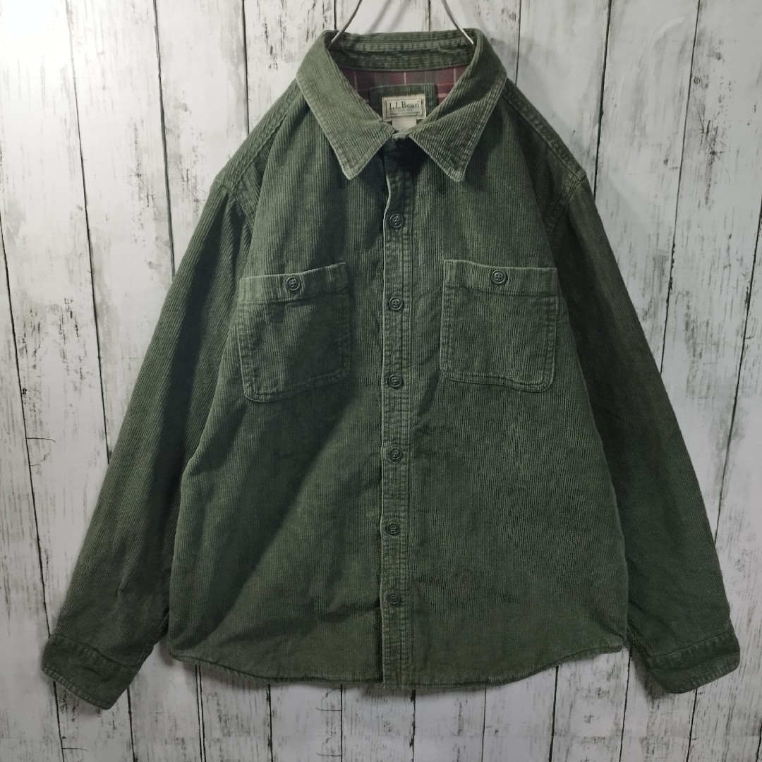 L.L.Bean(エルエルビーン)の【L.L.Bean】Corduroy Shirt Jacket　D46 メンズのトップス(シャツ)の商品写真