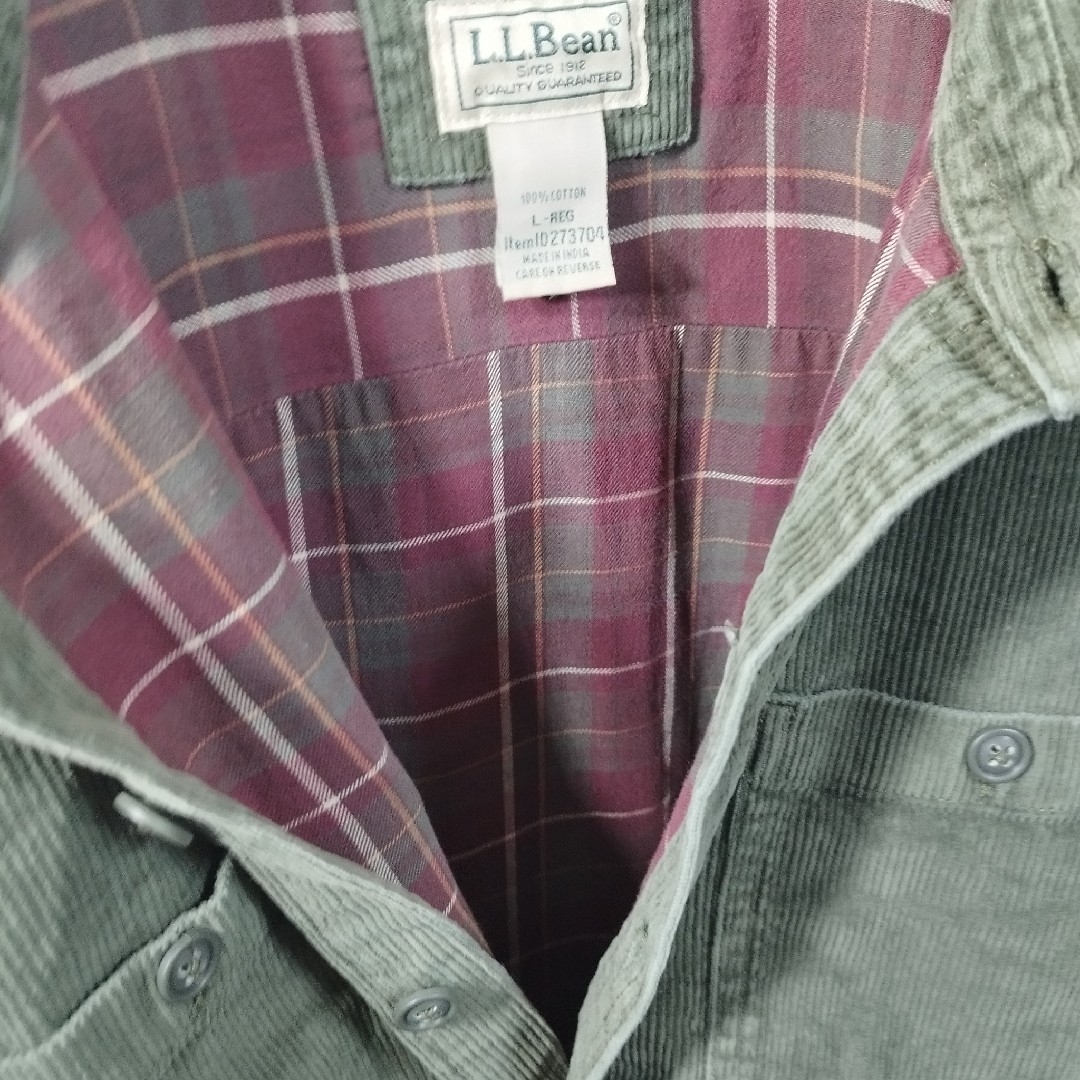 L.L.Bean(エルエルビーン)の【L.L.Bean】Corduroy Shirt Jacket　D46 メンズのトップス(シャツ)の商品写真