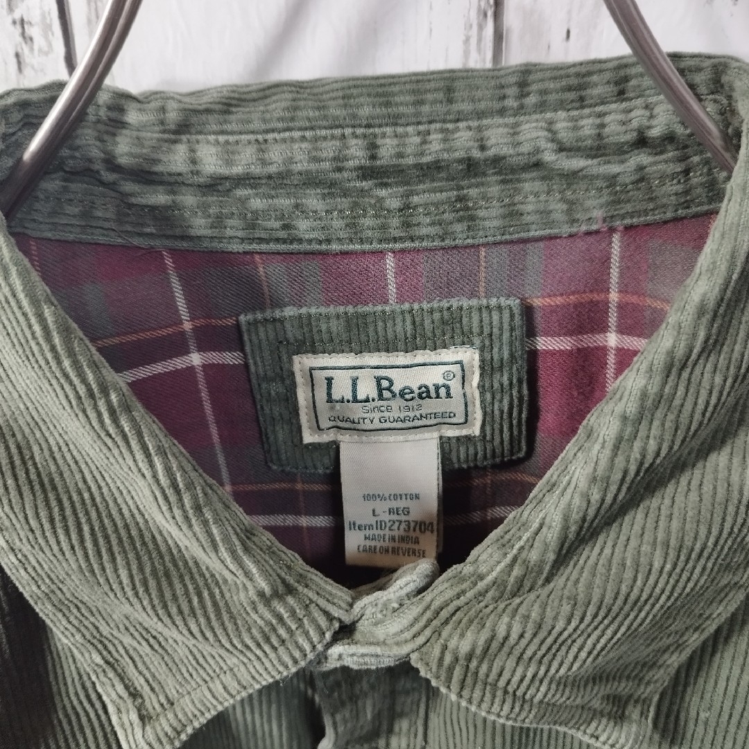 L.L.Bean(エルエルビーン)の【L.L.Bean】Corduroy Shirt Jacket　D46 メンズのトップス(シャツ)の商品写真