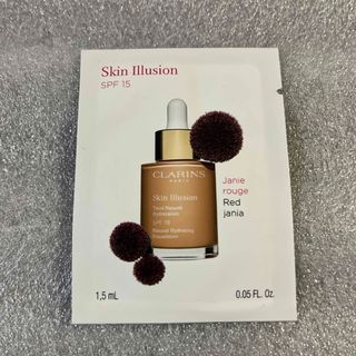 クラランス(CLARINS)のスキン イリュージョン ファンデーション  (サンプル/トライアルキット)