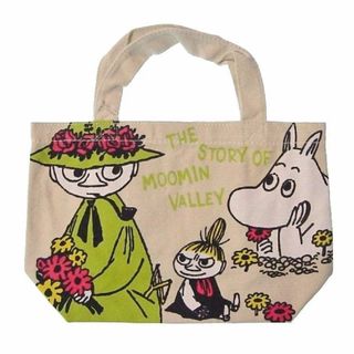 ムーミン(MOOMIN)のムーミン：帆布のミニトート バッグ #フラワー スナフキン リトルミイ(トートバッグ)