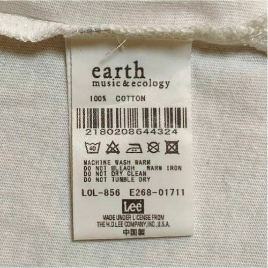 earth music & ecology(アースミュージックアンドエコロジー)のst354 リー×アースミュージックアンドエコロジー トップス 半袖 プリント レディースのトップス(Tシャツ(半袖/袖なし))の商品写真