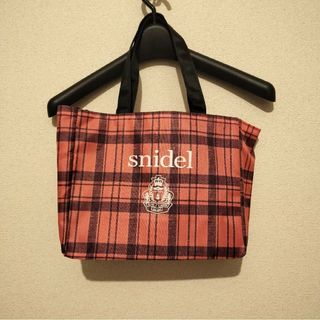 スナイデル(SNIDEL)のsnidel スナイデル　トートバッグ　チェック柄　雑誌付録(トートバッグ)