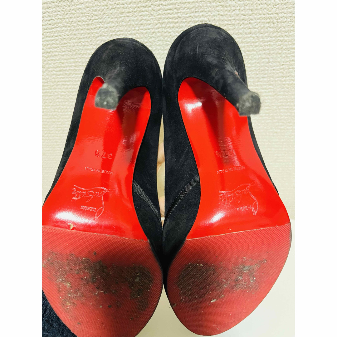 Christian Louboutin(クリスチャンルブタン)のルブタン　リボンパンプス　スウェード レディースの靴/シューズ(ハイヒール/パンプス)の商品写真